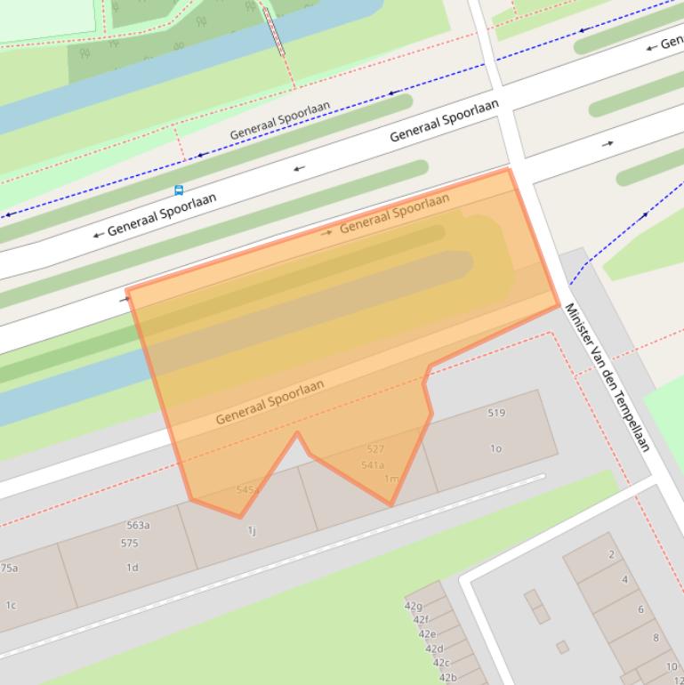 Kaart van postcodegebied 2285TB.