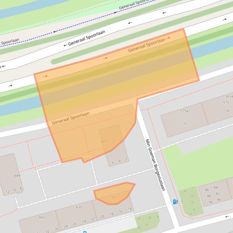 Kaart van postcodegebied 2285TG.