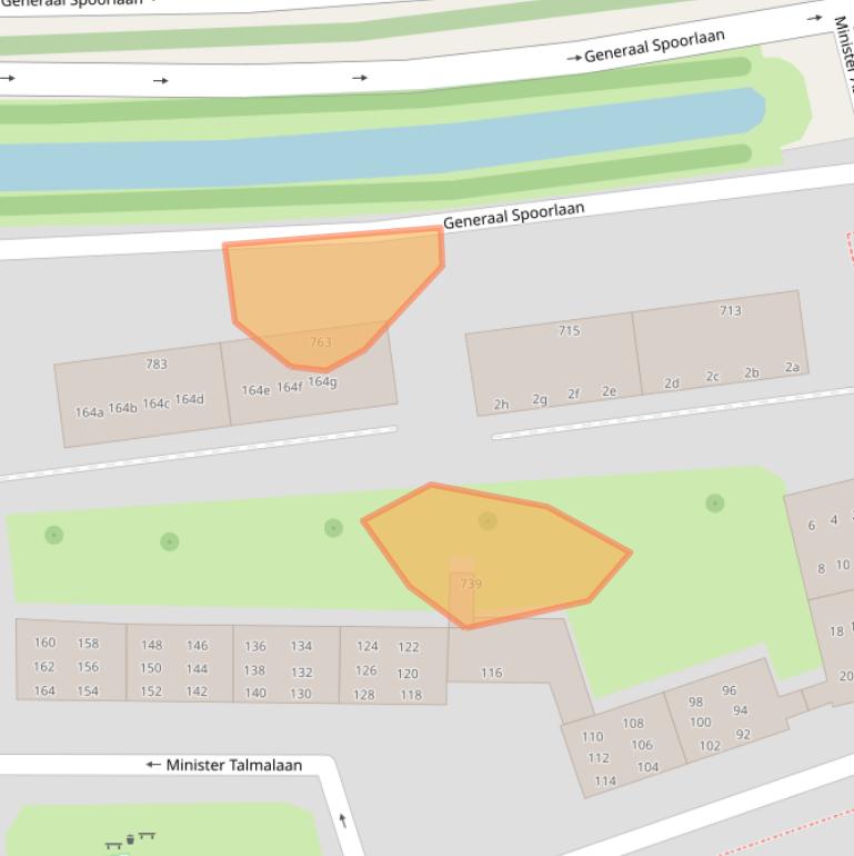 Kaart van postcodegebied 2285TL.