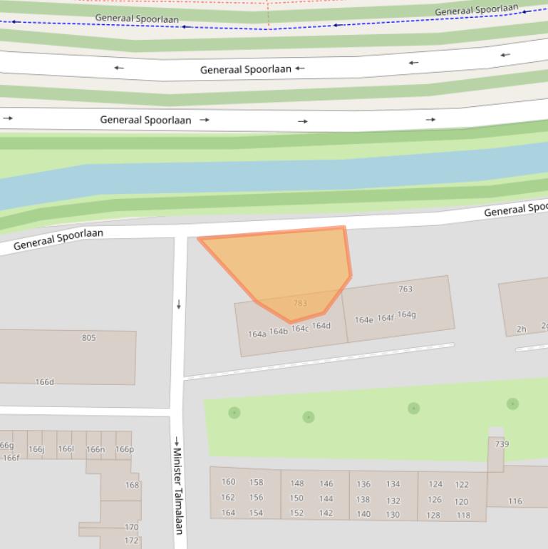 Kaart van postcodegebied 2285TM.