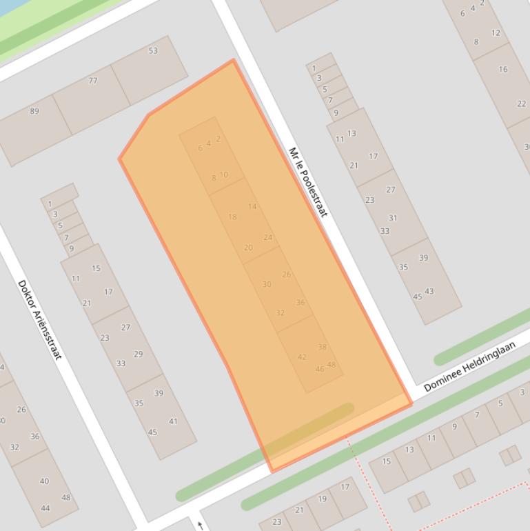 Kaart van postcodegebied 2285VK.