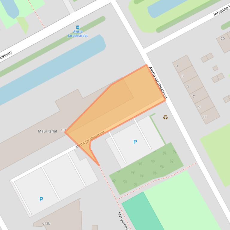 Kaart van postcodegebied 2286BP.