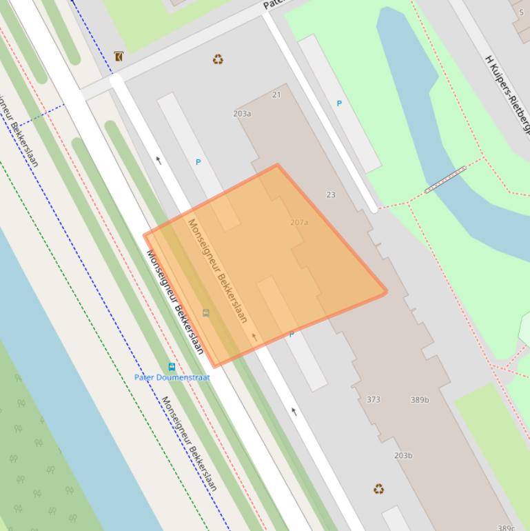 Kaart van postcodegebied 2286CH.