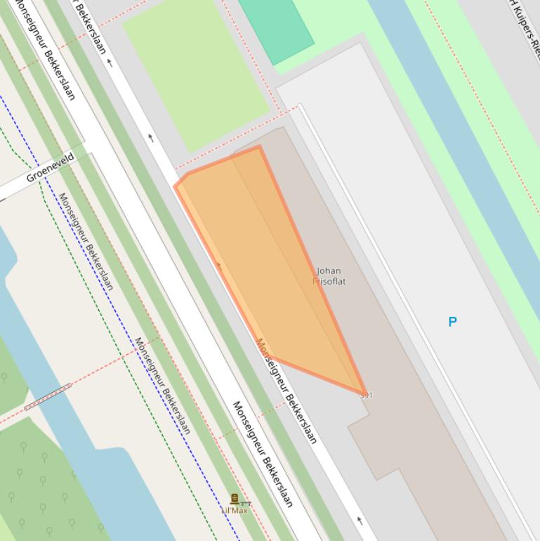 Kaart van postcodegebied 2286CT.