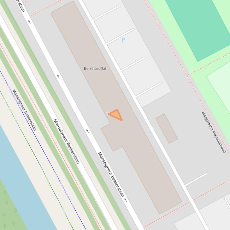 Kaart van postcodegebied 2286EA.