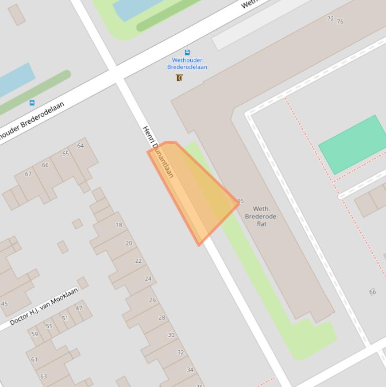 Kaart van postcodegebied 2286GC.