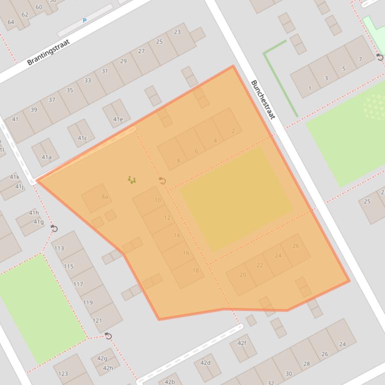 Kaart van postcodegebied 2286GL.