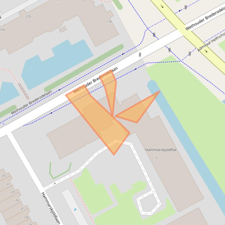 Kaart van postcodegebied 2286GX.