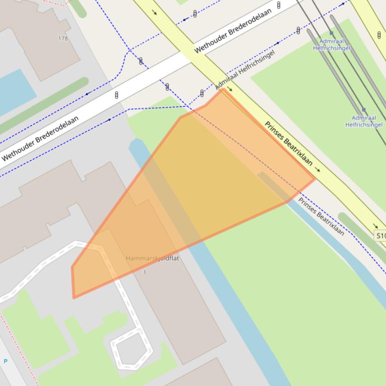 Kaart van postcodegebied 2286HA.