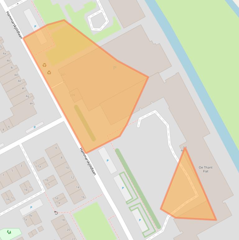 Kaart van postcodegebied 2286HC.