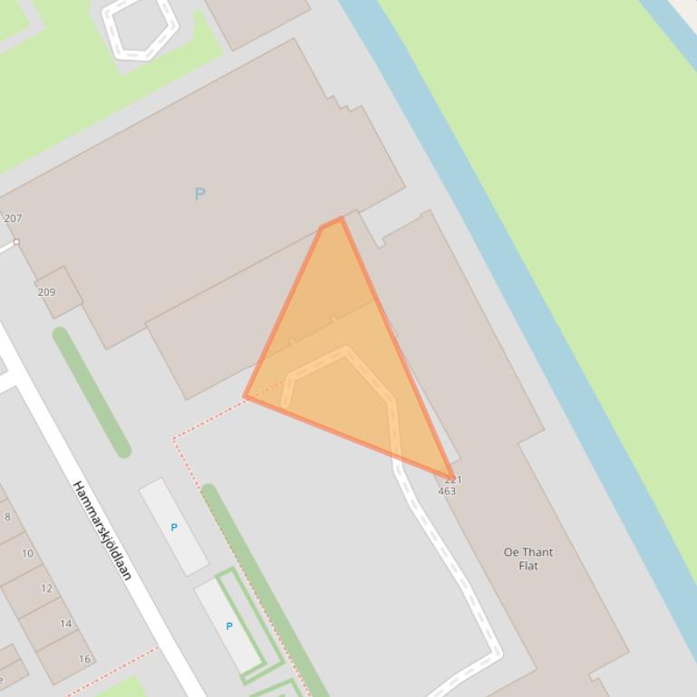 Kaart van postcodegebied 2286HE.