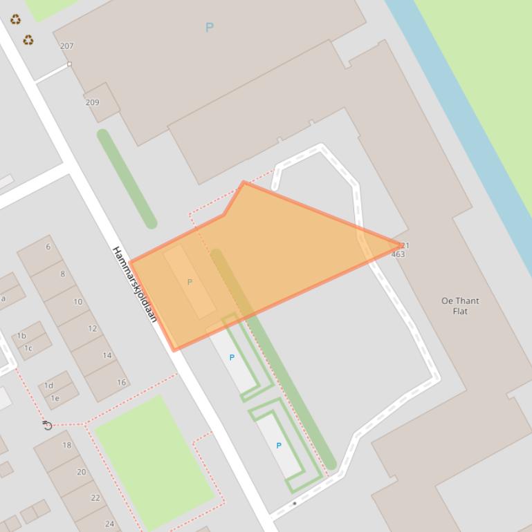 Kaart van postcodegebied 2286HG.