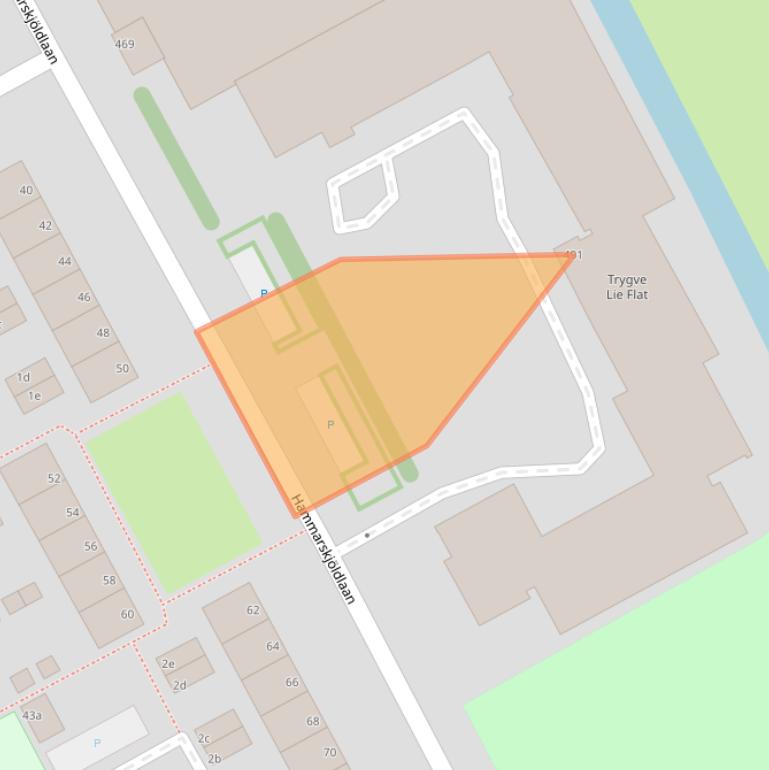 Kaart van postcodegebied 2286HN.