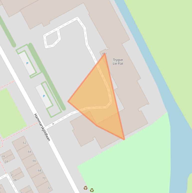 Kaart van postcodegebied 2286HV.