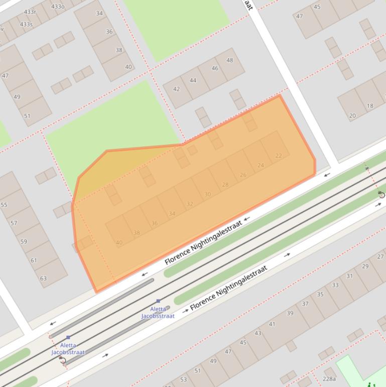 Kaart van postcodegebied 2286JM.
