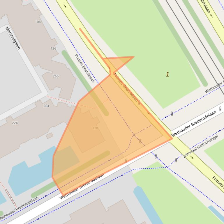 Kaart van postcodegebied 2286LE.