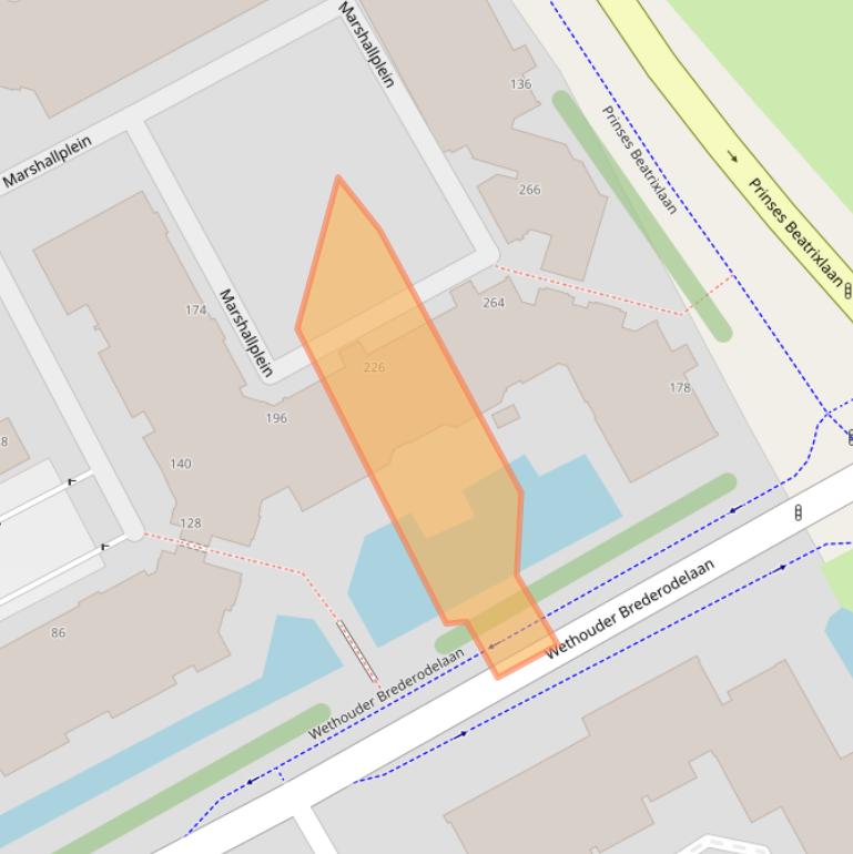 Kaart van postcodegebied 2286LS.