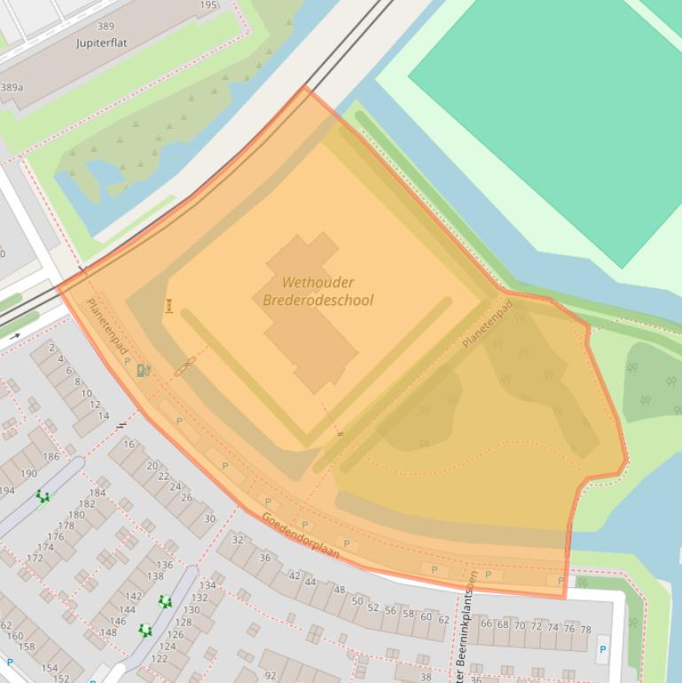 Kaart van postcodegebied 2286MV.