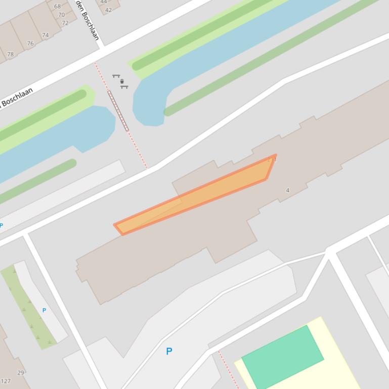 Kaart van postcodegebied 2286PJ.