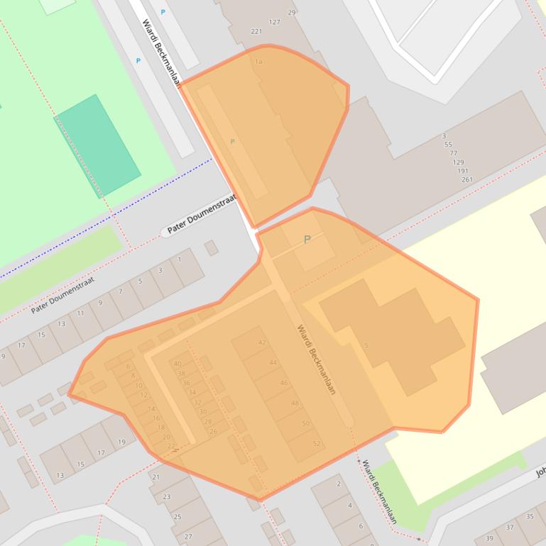 Kaart van postcodegebied 2286RA.