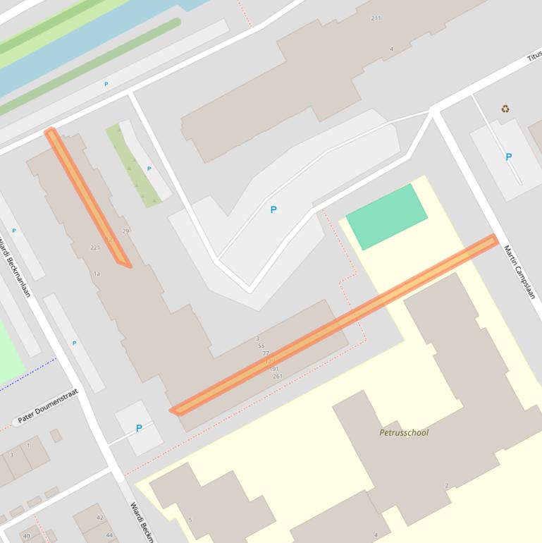 Kaart van postcodegebied 2286RE.