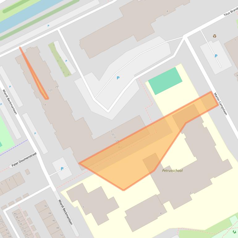 Kaart van postcodegebied 2286RH.