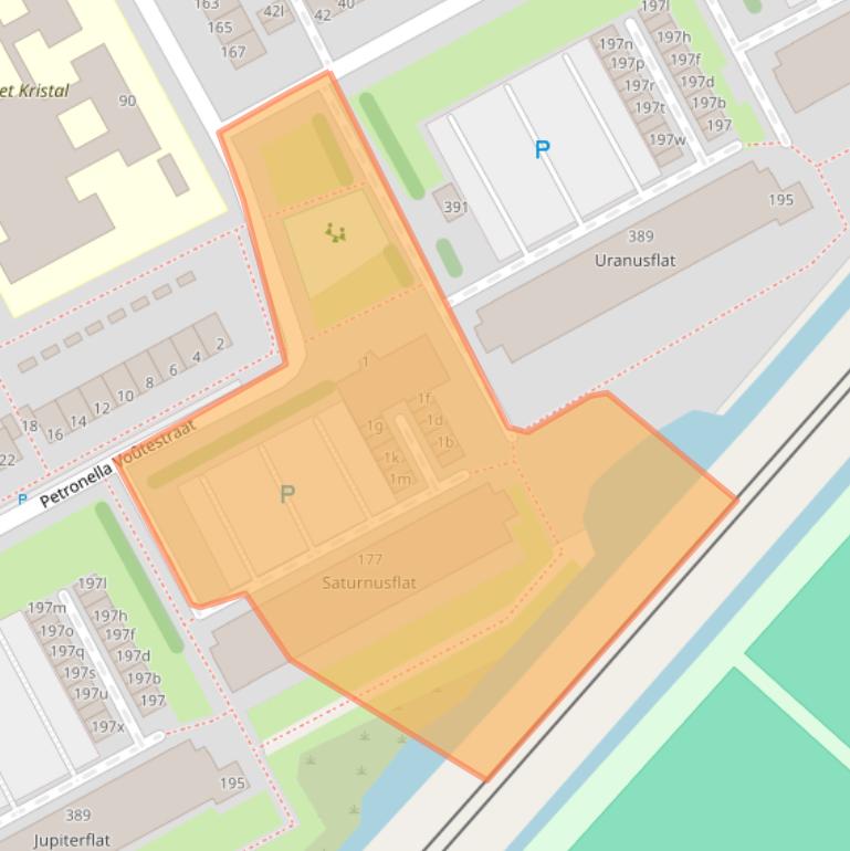 Kaart van postcodegebied 2286VA.