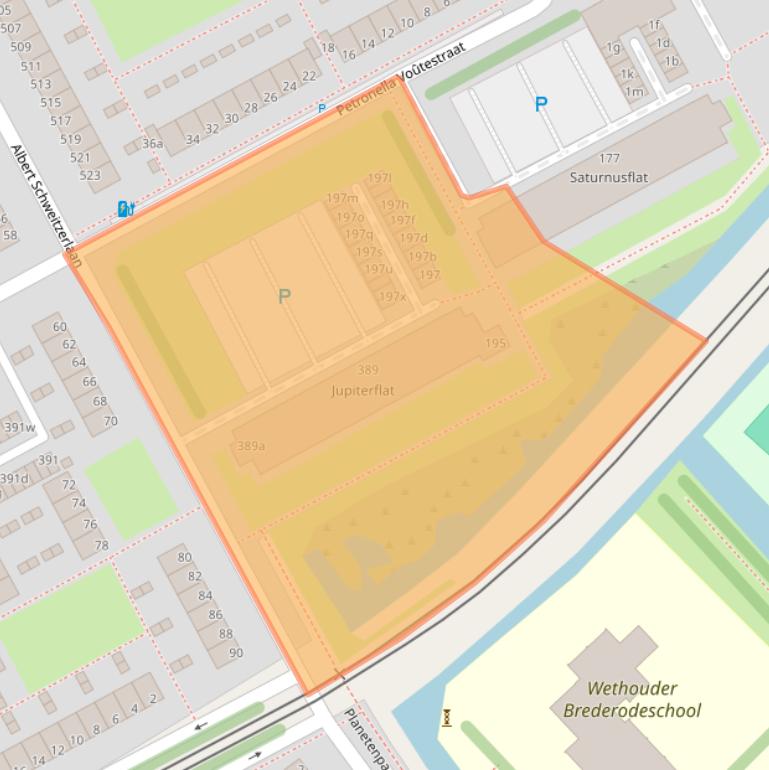 Kaart van postcodegebied 2286VB.