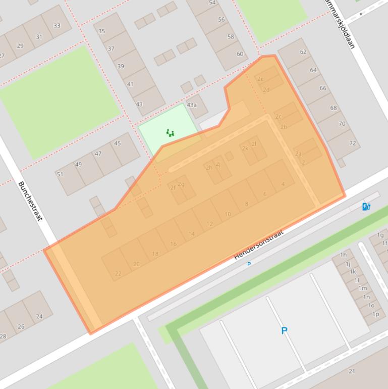 Kaart van postcodegebied 2286XC.