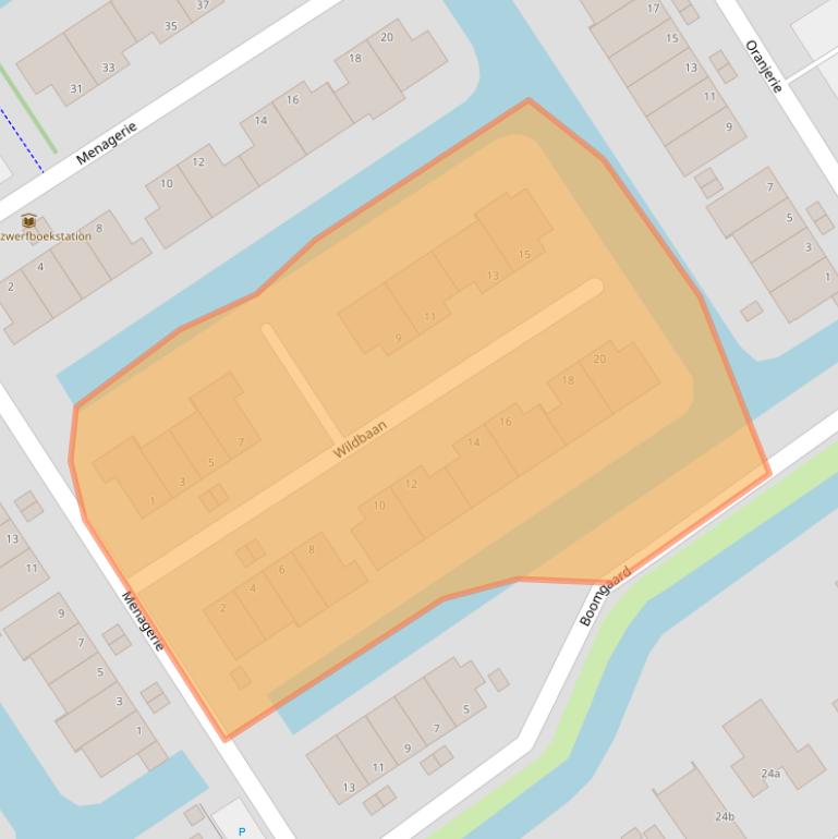 Kaart van postcodegebied 2286XS.