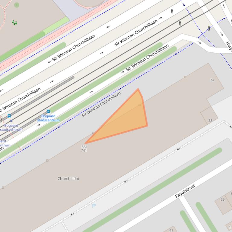 Kaart van postcodegebied 2287AD.