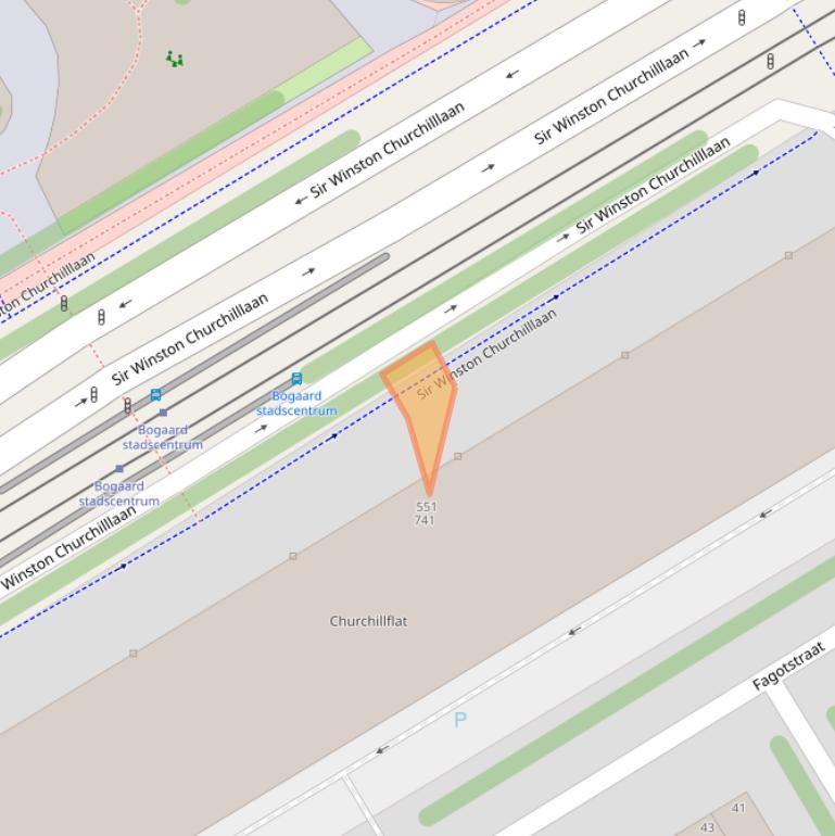 Kaart van postcodegebied 2287AH.