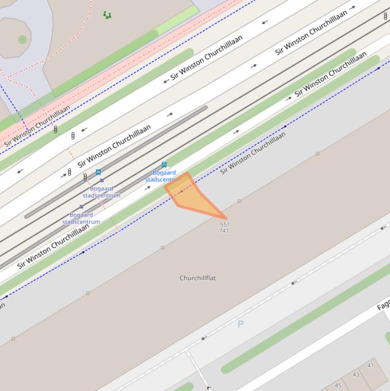 Kaart van postcodegebied 2287AK.