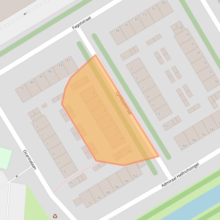 Kaart van postcodegebied 2287BG.