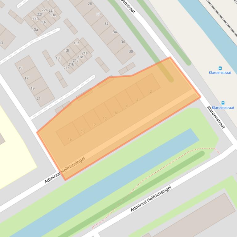 Kaart van postcodegebied 2287BR.