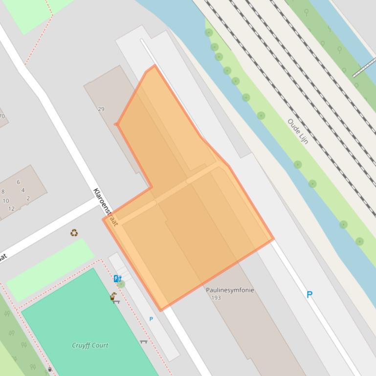 Kaart van postcodegebied 2287CC.