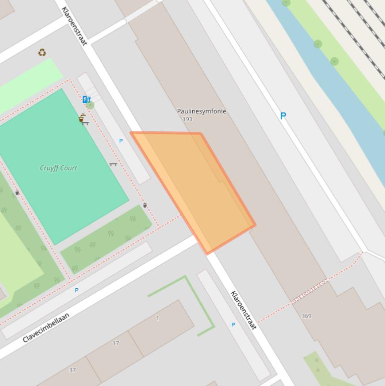 Kaart van postcodegebied 2287CD.