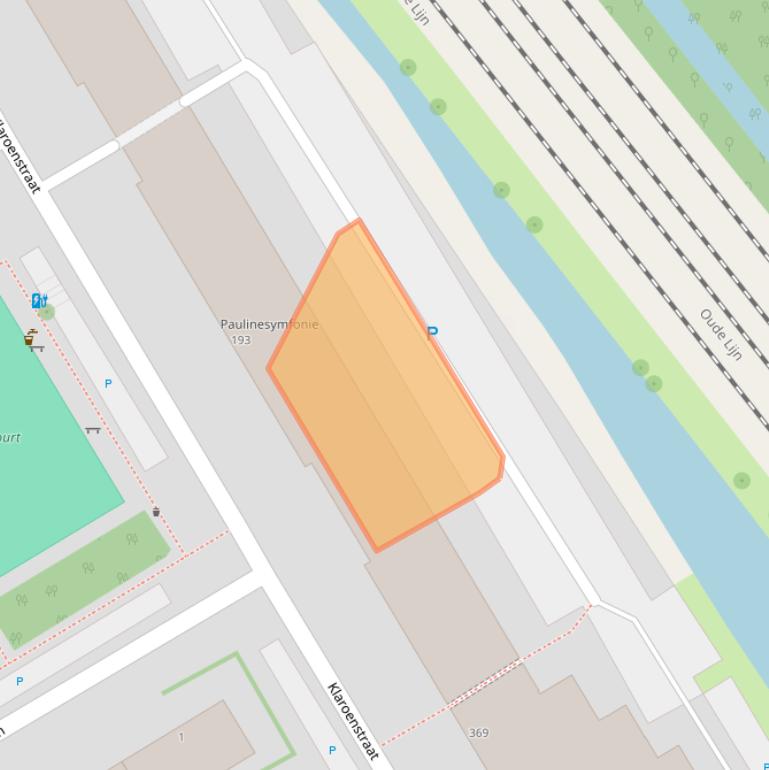 Kaart van postcodegebied 2287CE.