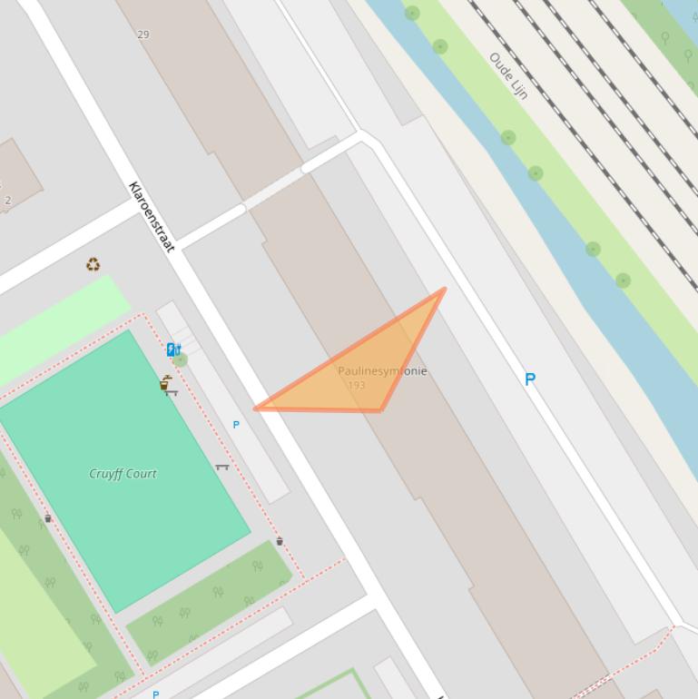 Kaart van postcodegebied 2287CG.