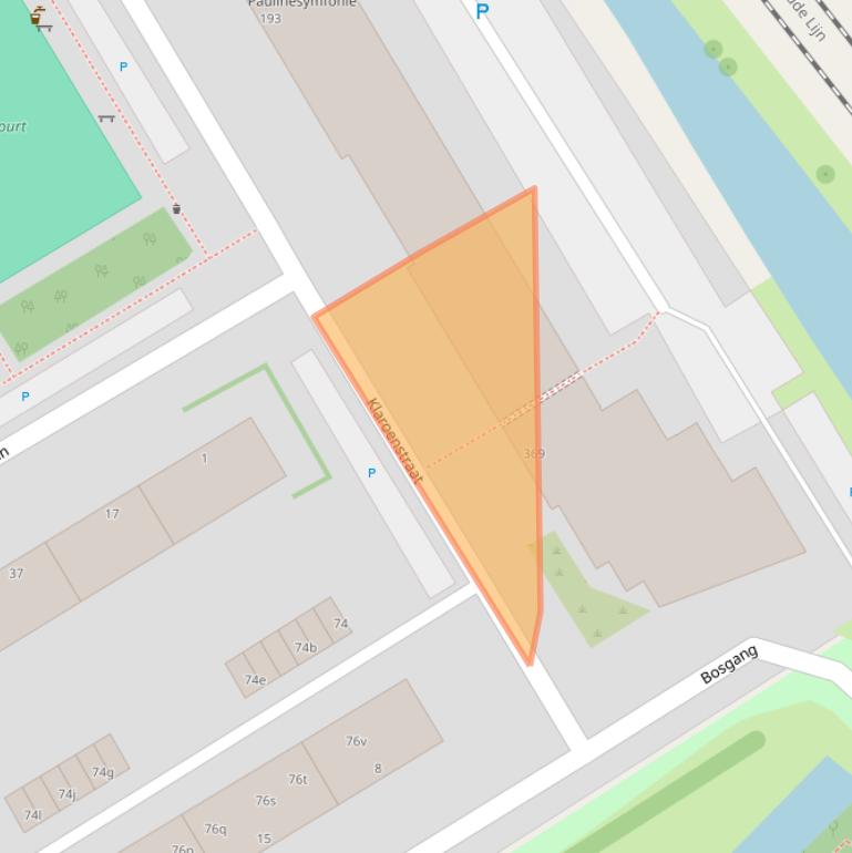 Kaart van postcodegebied 2287CH.