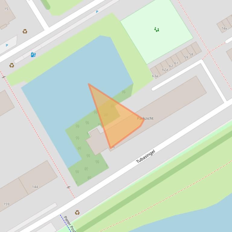 Kaart van postcodegebied 2287CS.