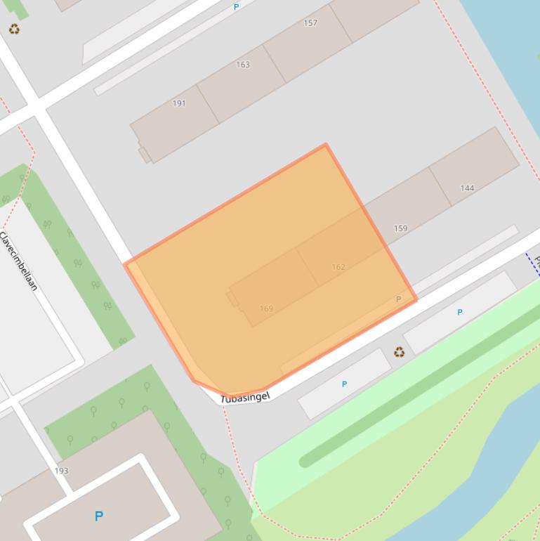 Kaart van postcodegebied 2287CZ.