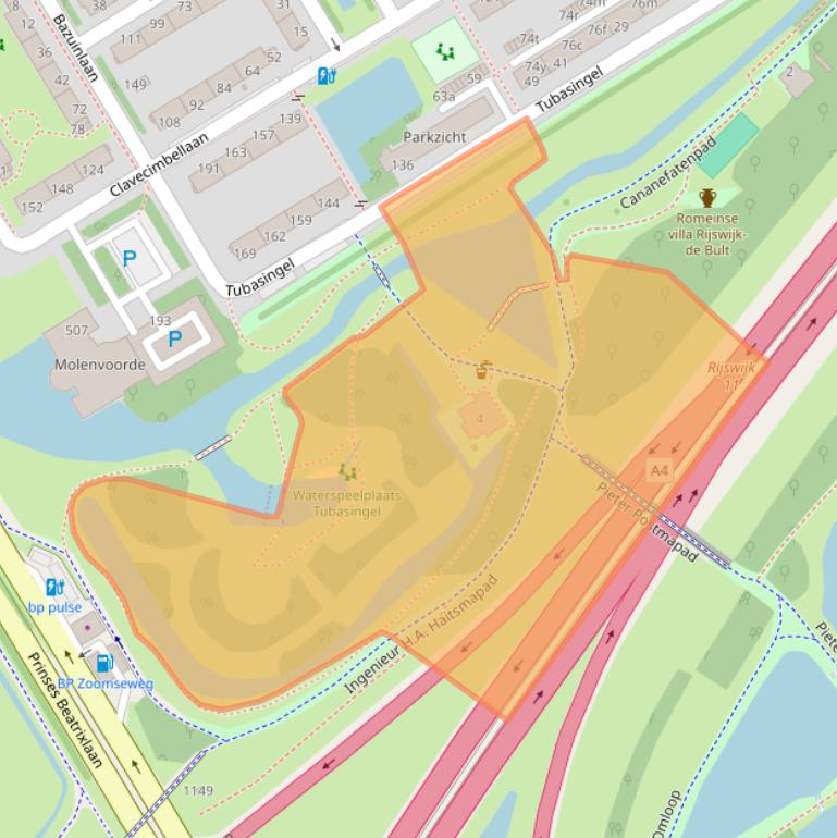 Kaart van postcodegebied 2287DB.