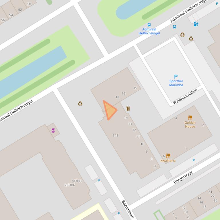 Kaart van postcodegebied 2287EA.