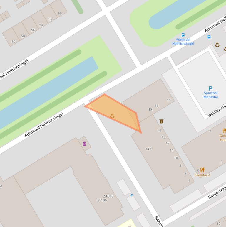 Kaart van postcodegebied 2287EC.