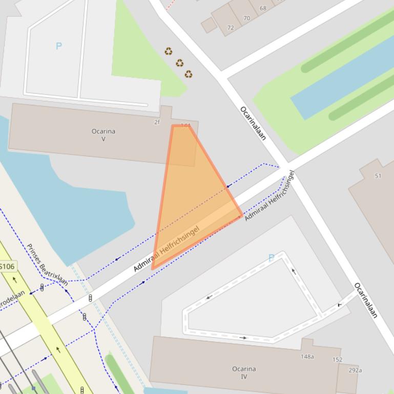 Kaart van postcodegebied 2287RB.