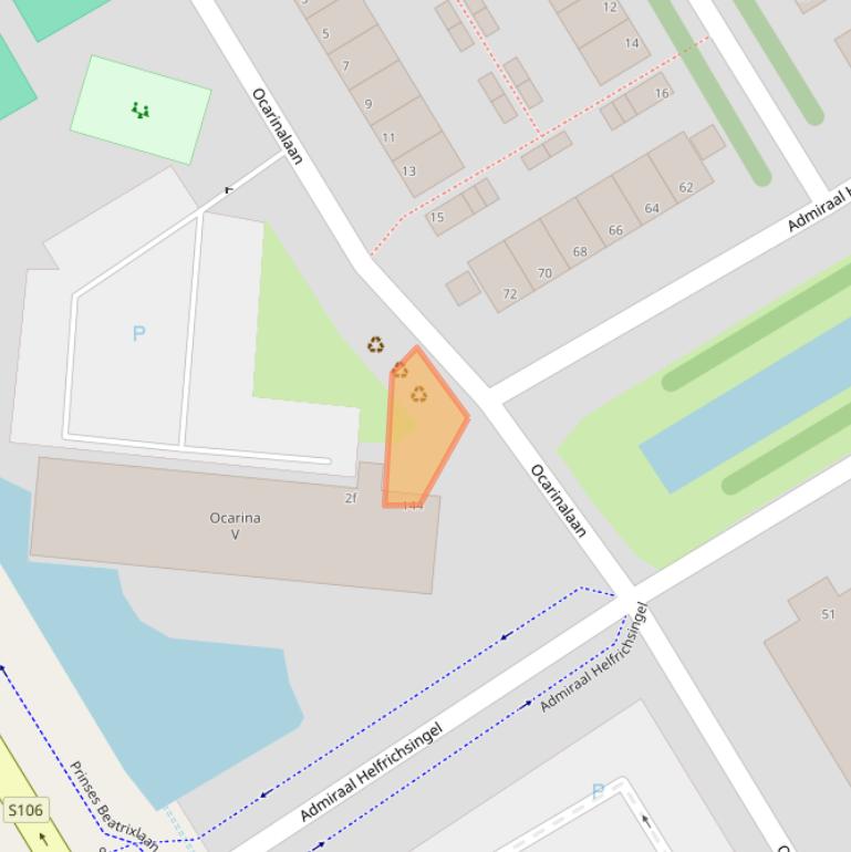 Kaart van postcodegebied 2287RD.