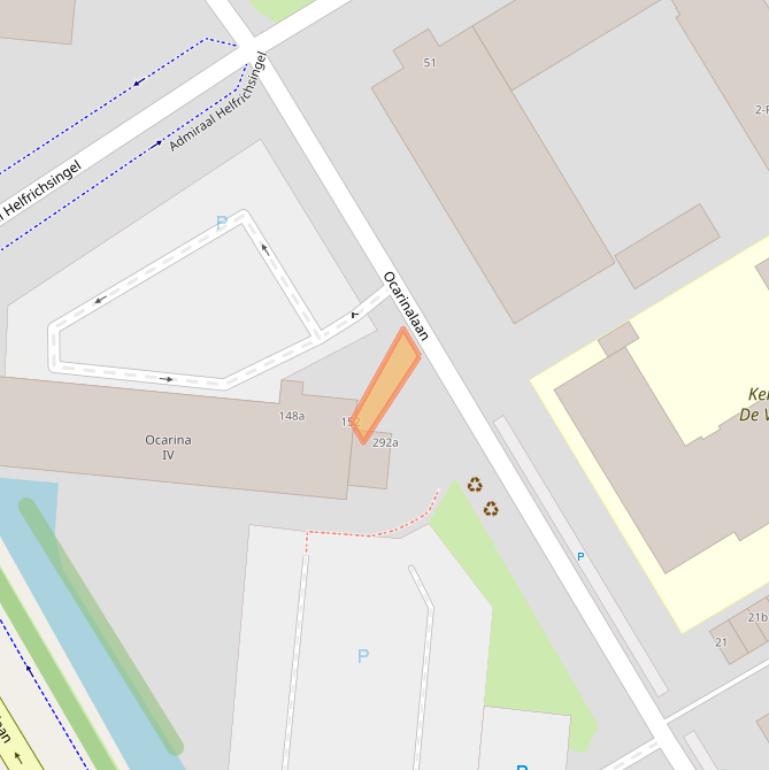 Kaart van postcodegebied 2287RG.