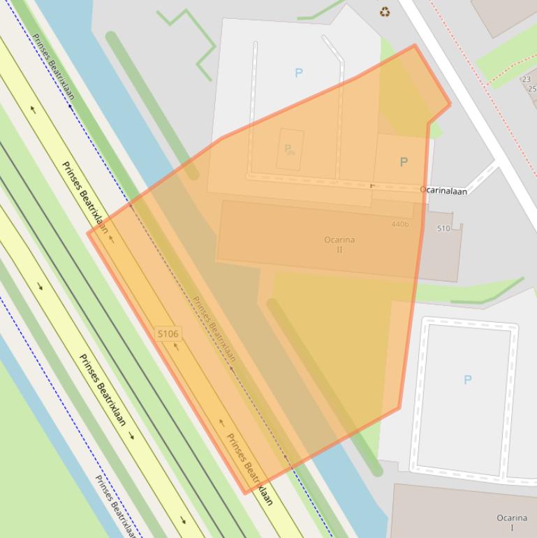 Kaart van postcodegebied 2287SE.