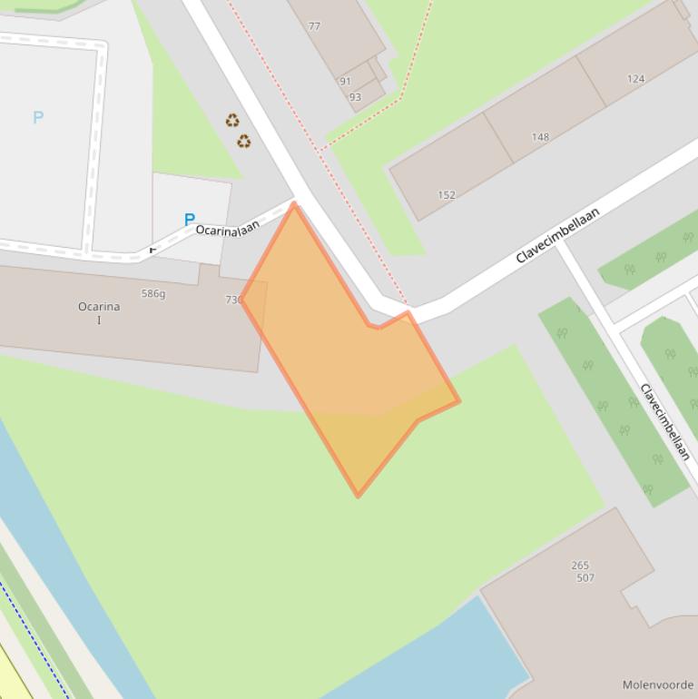 Kaart van postcodegebied 2287SL.